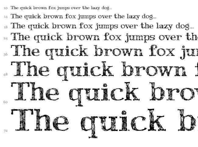 Travel Diary font waterfall